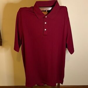 Ping Men's Polo Shirt - Deep Burgundy